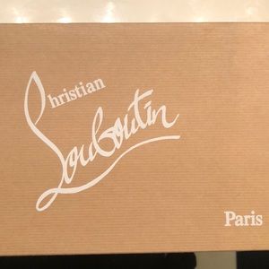 Christian Louboutin camel shoes size 38